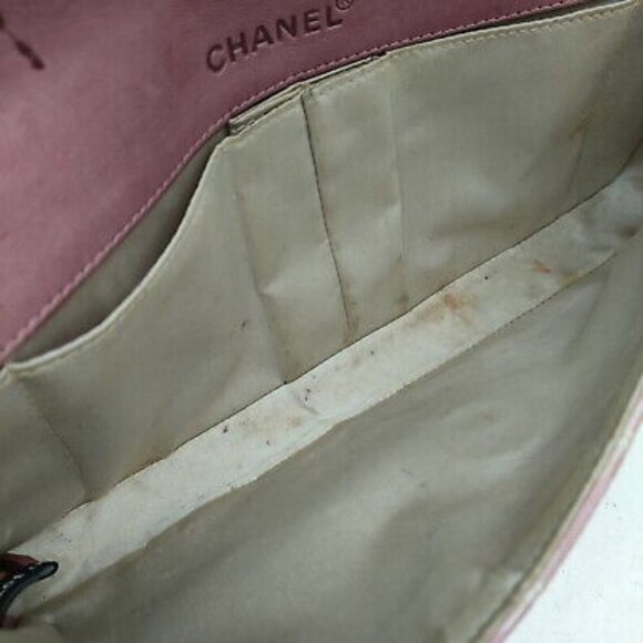 Chanel Pink Canvas Shoulder Bag - Picture 8 of 9